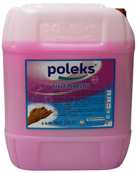 Poleks Sıvı El Sabunu (Pembe) 20 Kg
